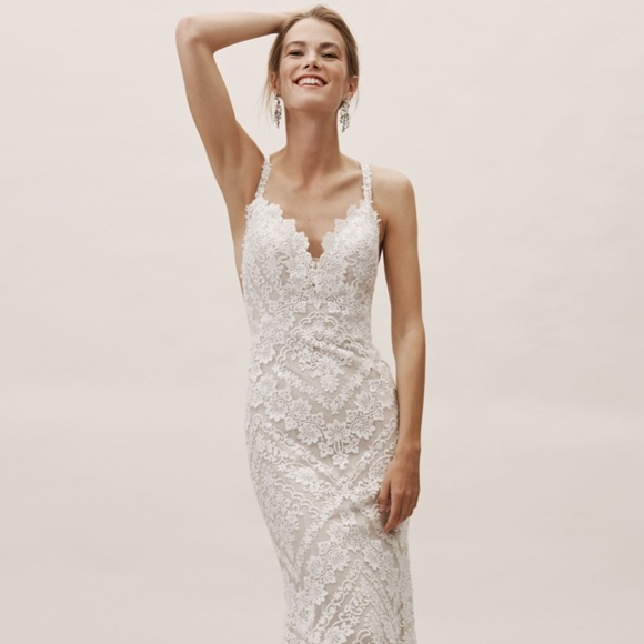 BHLDN Dresses & Skirts - BHLDN Wedding Dress Size 10